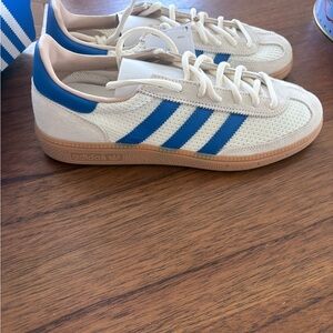 adidas Cream & Blue Handball Spezial Sneakers